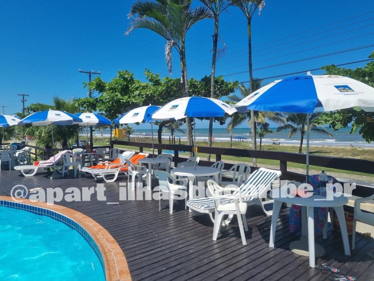 Apto Cond Ilhas Do Caribe - Pr - Beira Mar Matinhos Esterno foto