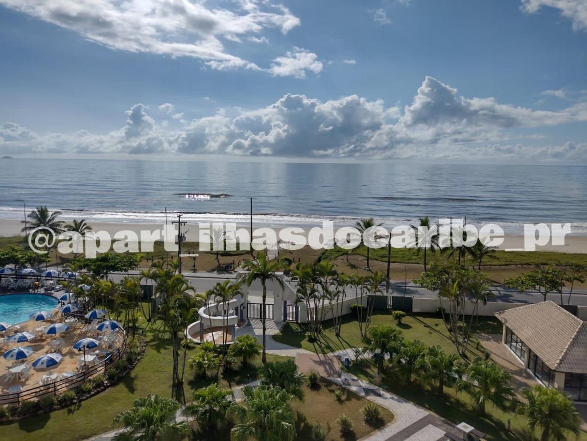 Apto Cond Ilhas Do Caribe - Pr - Beira Mar Matinhos Esterno foto