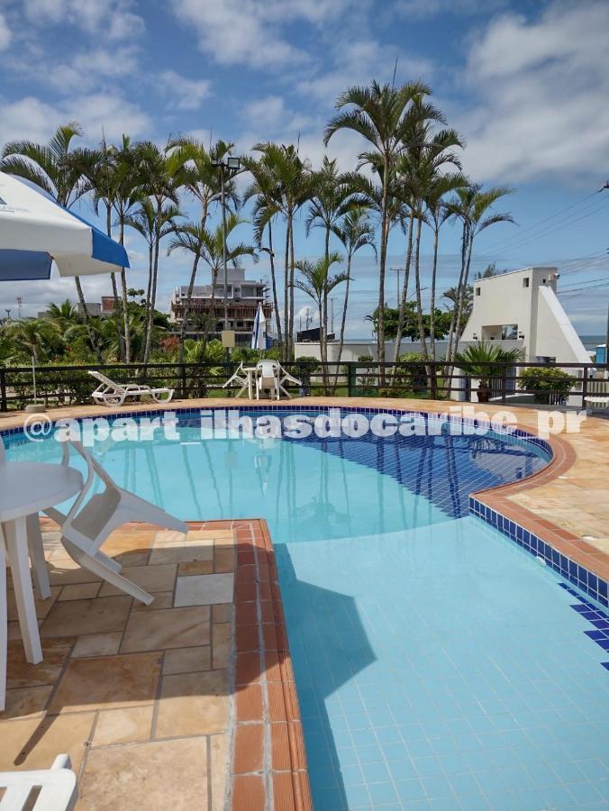 Apto Cond Ilhas Do Caribe - Pr - Beira Mar Matinhos Esterno foto