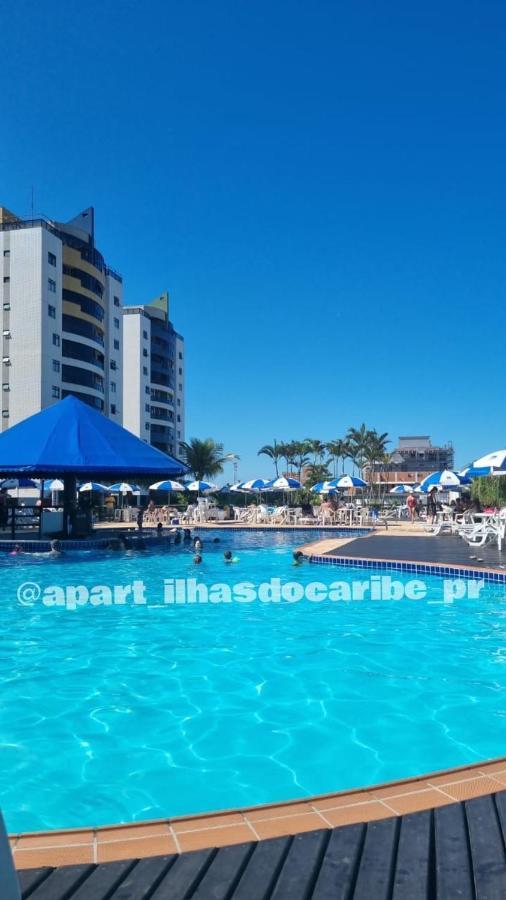 Apto Cond Ilhas Do Caribe - Pr - Beira Mar Matinhos Esterno foto