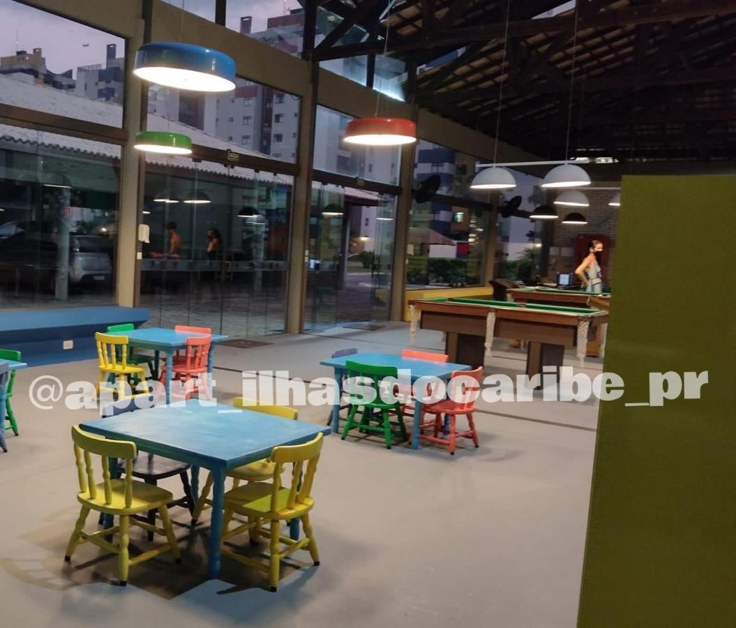 Apto Cond Ilhas Do Caribe - Pr - Beira Mar Matinhos Esterno foto