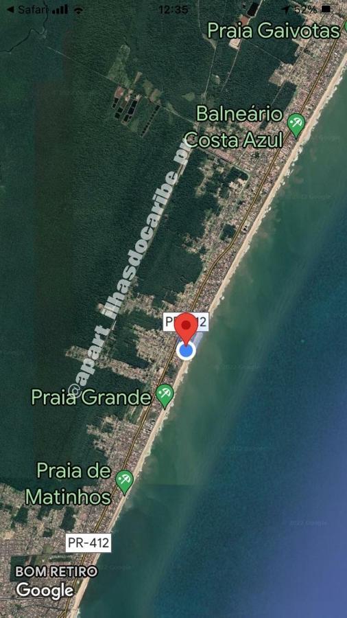 Apto Cond Ilhas Do Caribe - Pr - Beira Mar Matinhos Esterno foto
